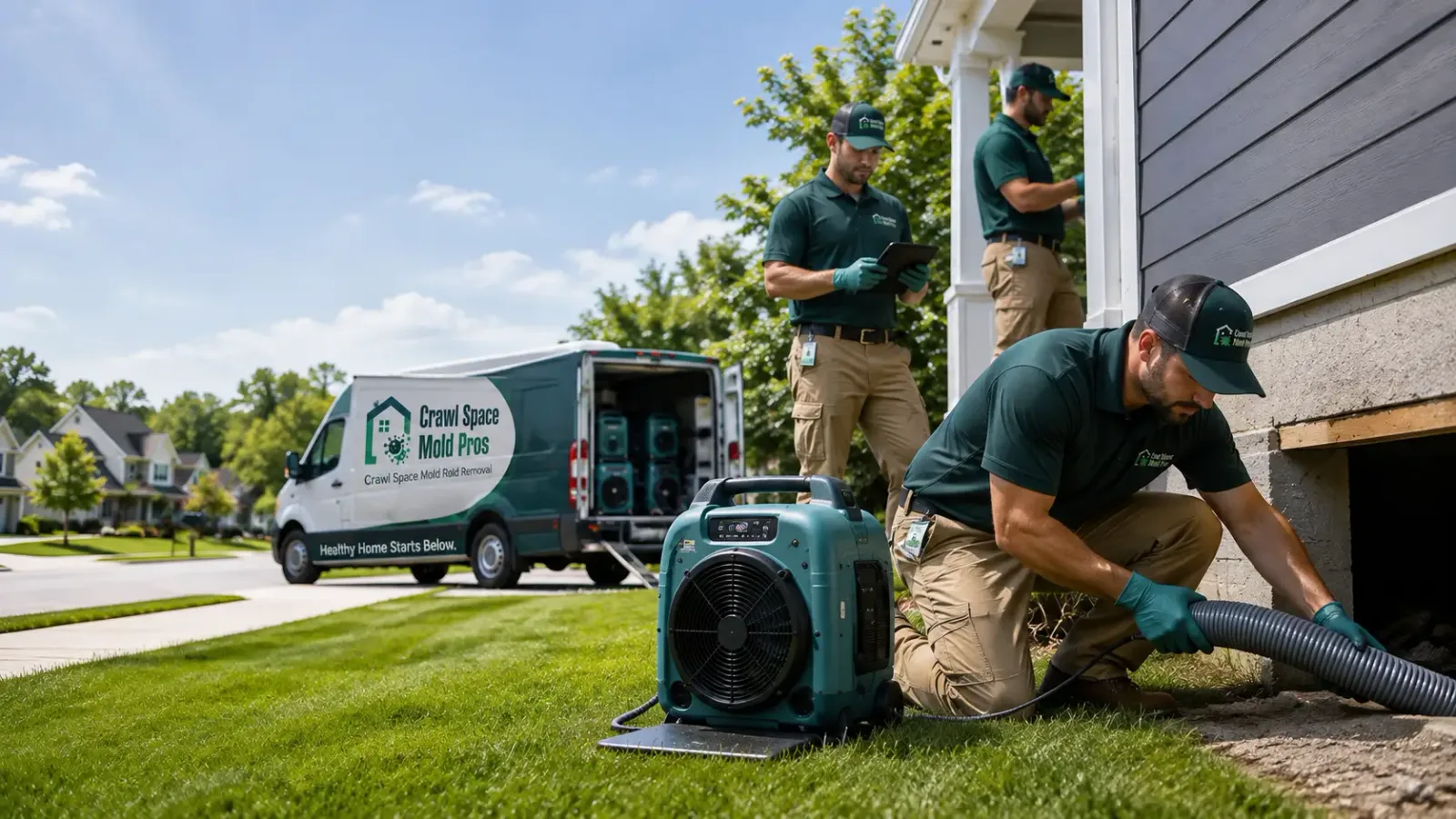 Crawl Space Mold Removal in Okanogan, WA